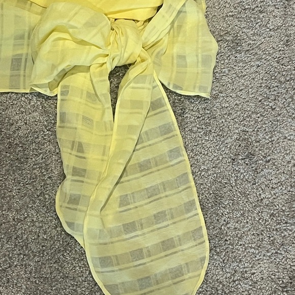 Amanda Uprichard SLEEVELESS BEXLEY TOP in Allegro/Lemon Yellow Size: XS - Picture 4 of 11